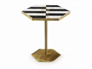 MARIONI Низкий мраморный журнальный столик для гостиной Ted