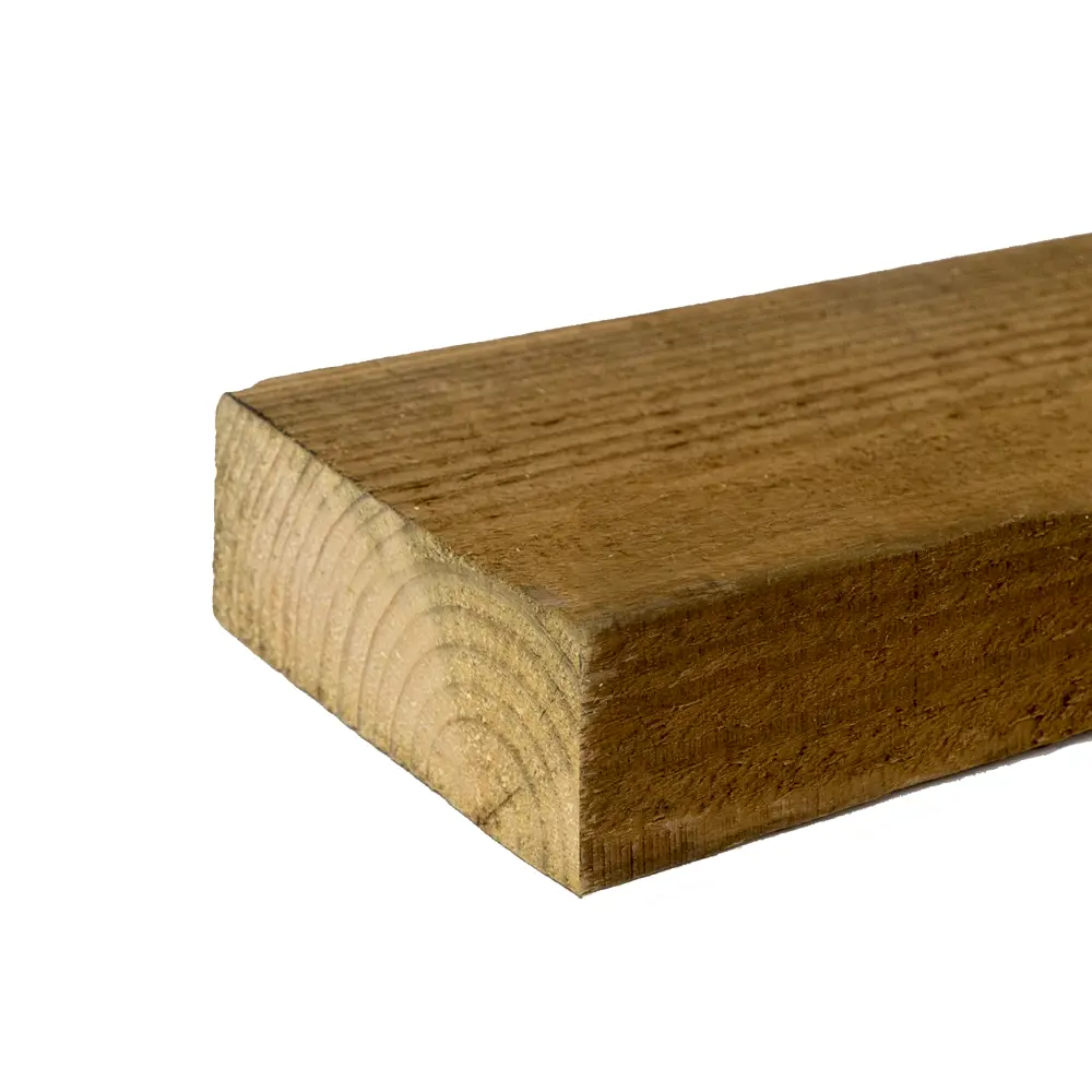 Доска нестроганая импрегнированная 40x100x6000 мм хвоя сорт оптима РУСШПАЛА STLM-2135851