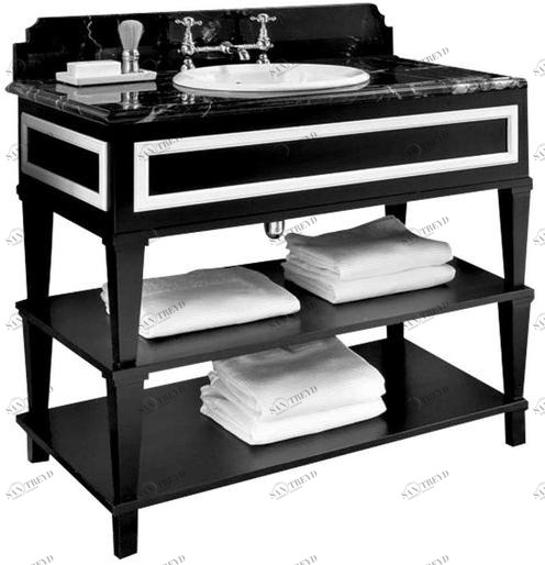 Gentry Home Консольная мойка из лакированной древесины Nottingham sun-id-1375991