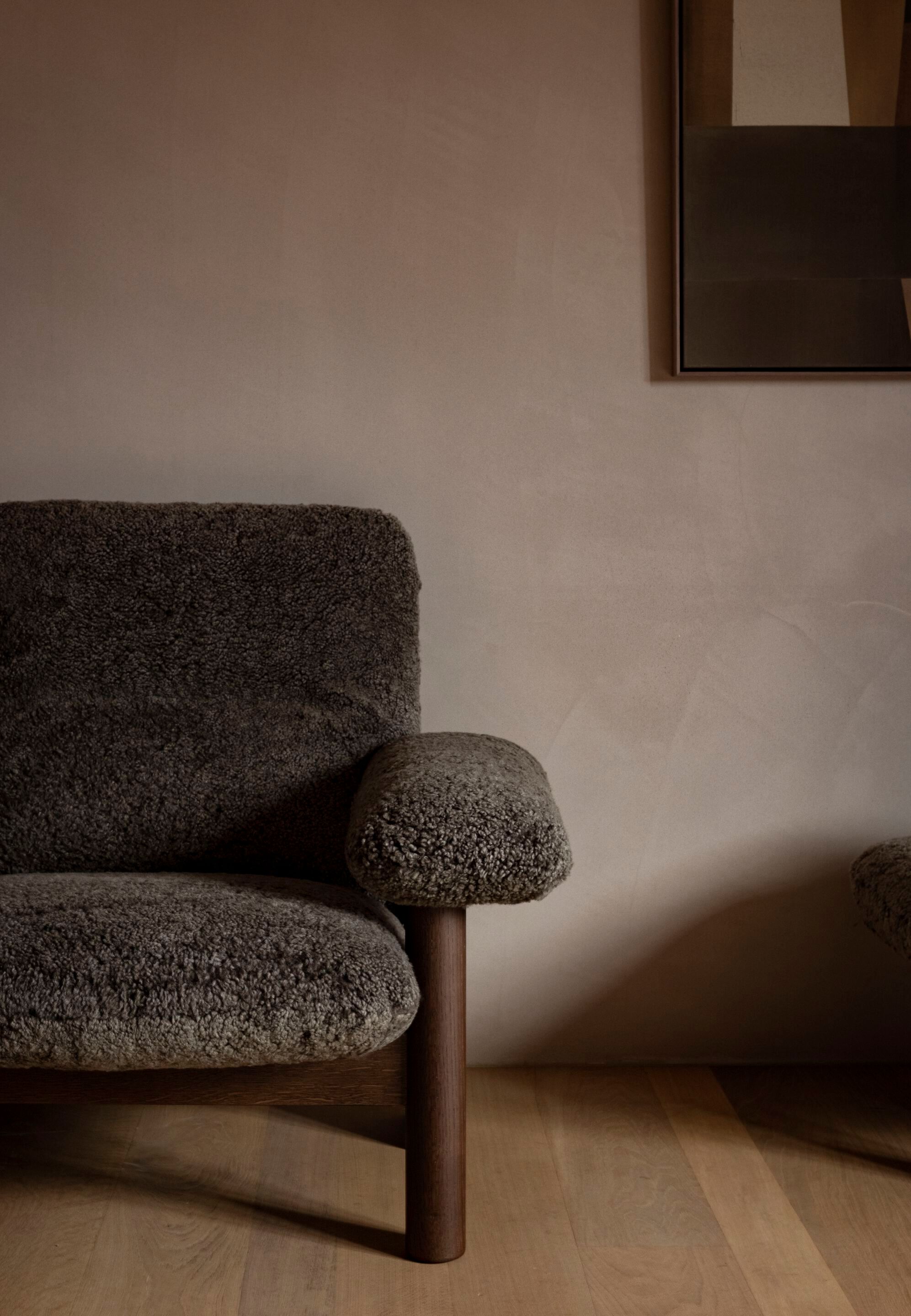 Кресло из овечьей шерсти с подлокотниками Audo Copenhagen Бразилиа ARCH-00127907 - Вид №11