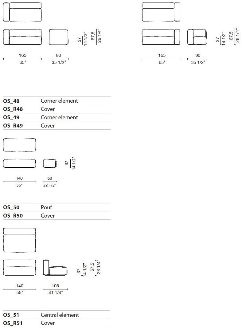 Cappellini Модульный диван со съемным кожухом sun-id-1435214 - Вид №20