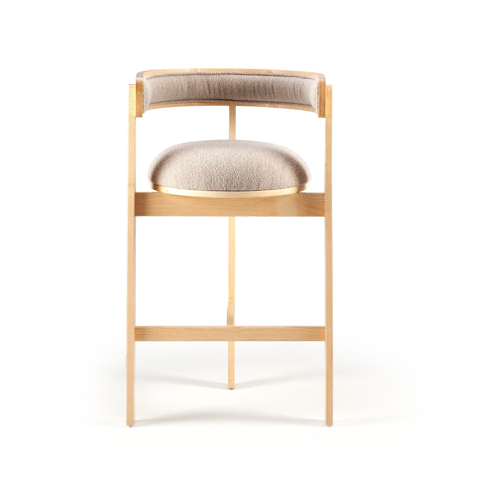 Табурет с дубовой рамой и тканевой обивкой Mambo Unlimited Ideas Мулен ARCH-00022961 - Вид №2