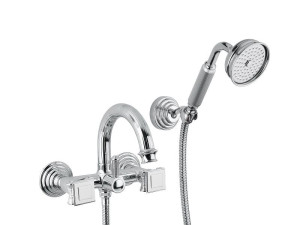 Набор для ванной из хромированной латуни