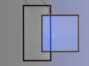 Алюминиевый светодиодный подвесной светильник с системой RGB