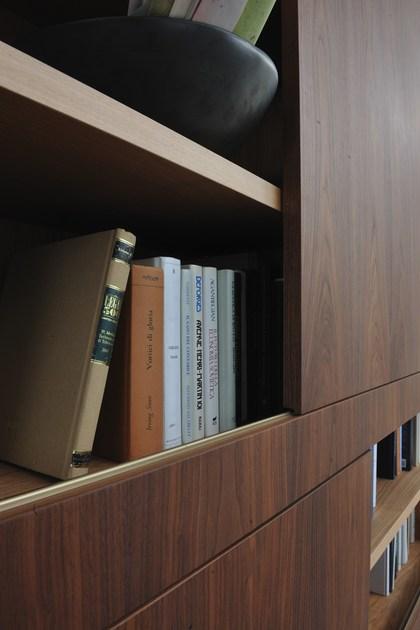 Morelato Модульный книжный шкаф из вишни и ореха  Art. fs3510597  - Вид №2