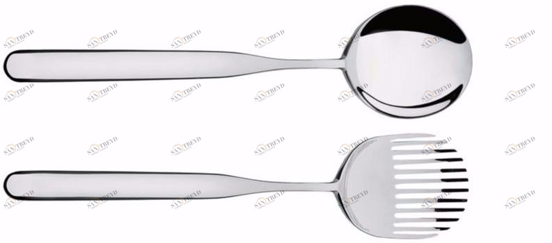 Alessi Салатный сервиз из нержавеющей стали Collo-alto sun-id-1437897