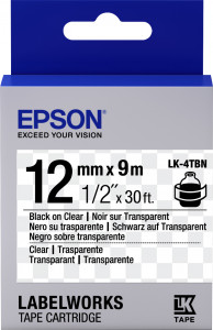 C53S654012 Lk4tbn clear blk/clear 12/9 Epson