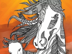 MOMENTI Авторский художественный принт Crazy home paintings Ah-007