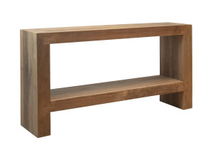 Рециркулированная деревянная прямоугольная консоль