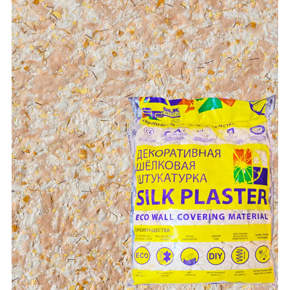 Жидкие обои Silk Plaster Вест 931 1.2 кг цвет оранжевый 82453448 STLM-2177207 