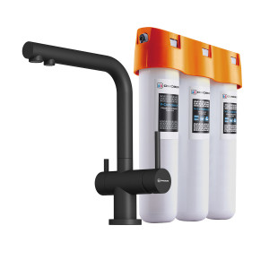 Смеситель для кухни Pure Drop lite + Nagano-P BL-P OMOIKIRI