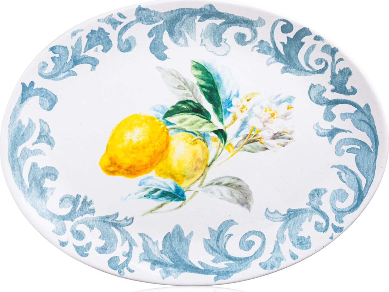 10652472 Certified International Блюдо овальное Certified Int. Лимоны 40x30см, керамика Керамика 