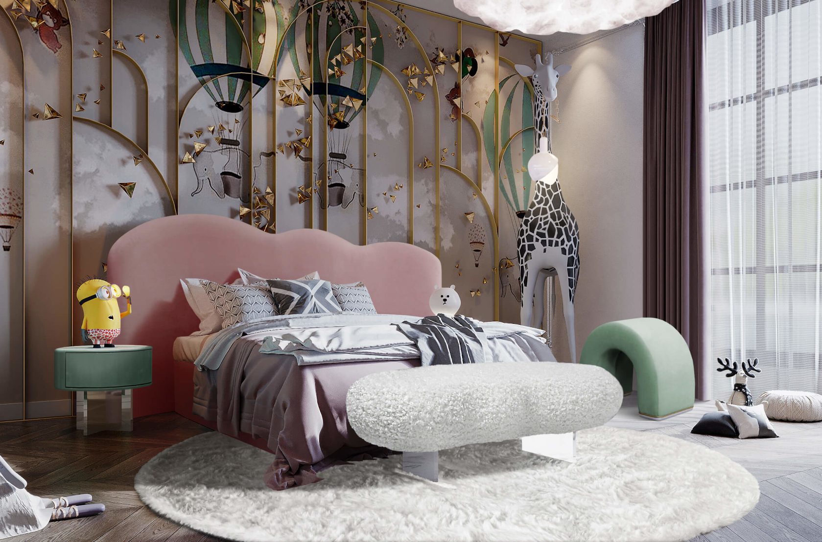 CIST773 Детские пуфики Сиденье Cloud 2 Circu  - Вид №15