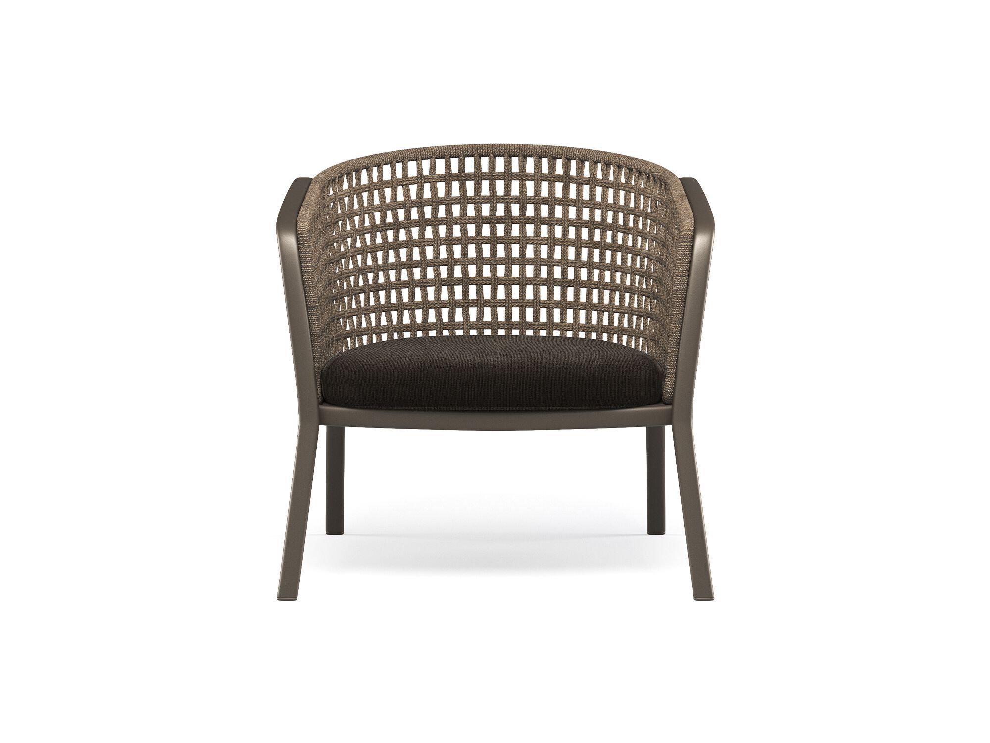 Алюминиевое кресло для отдыха и квадратная плетеная веревка emu ARCH-00058900 - Вид №12