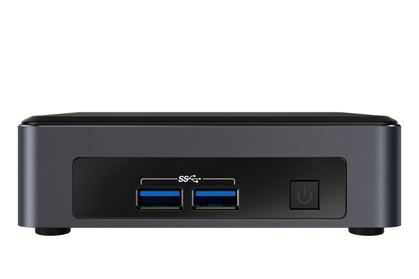 BLKNUC7I7DNK2E Nettop nuc, core i7 8650u, 4.2 ghz, ddr4 sodimm (up to 2400mhz/32gb), vga graphics(2xhdmi 2.0 + edp 1.4), 4xusb3.0, 1x m.2 ssd, wifi+bt, vpro, powercord eu, 966373 Intel Santreyd  - Вид №2