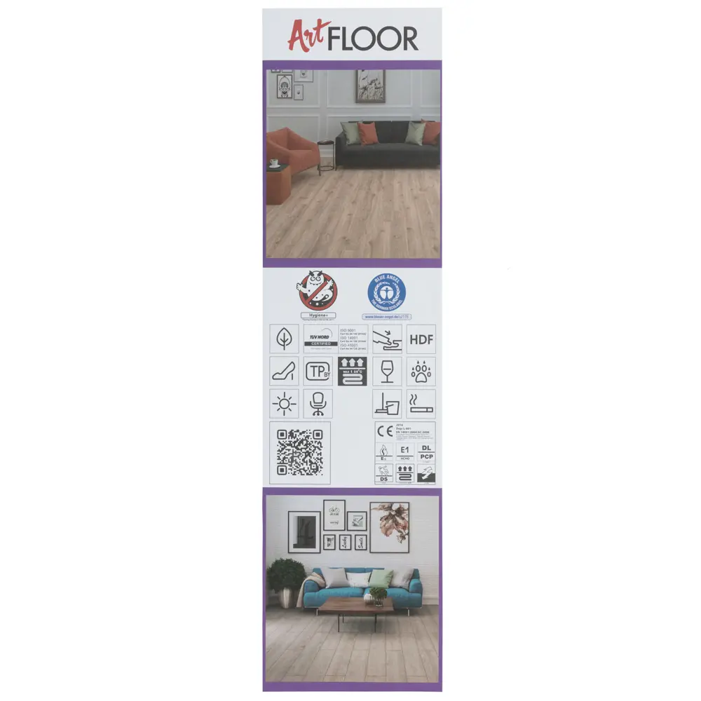 ARTFLOOR Ламинат «Дуб Свенсон» серый с фаской 33 класс 85999875 STLM-0066137 - Вид №8