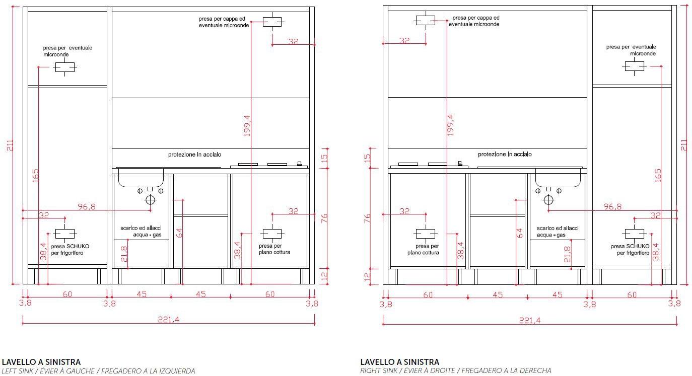 Mobilspazio Выдвижная деревянная мини-кухня Zeus K120 - Вид №7