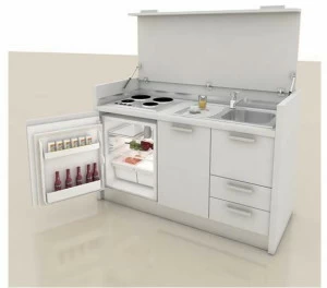 Mobilspazio Выдвижная деревянная мини-кухня Zeus K141