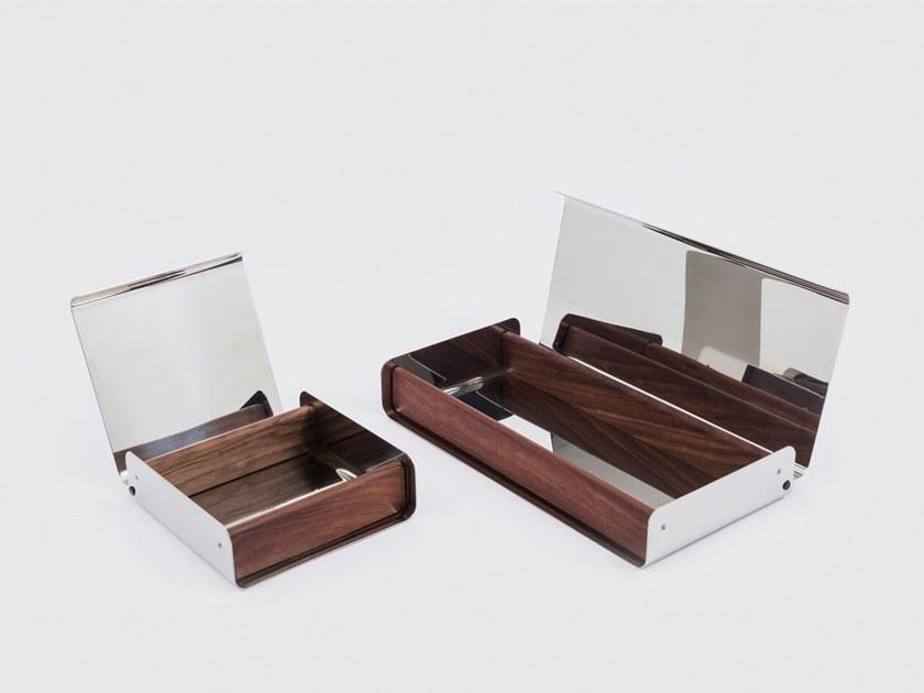 Danese Milano Контейнер из нержавеющей стали и дерева sun-id-1357714 - Вид №1