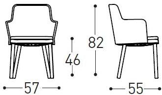 Varaschin Садовое кресло из веревки с подлокотниками Emma 236p1 - Вид №19