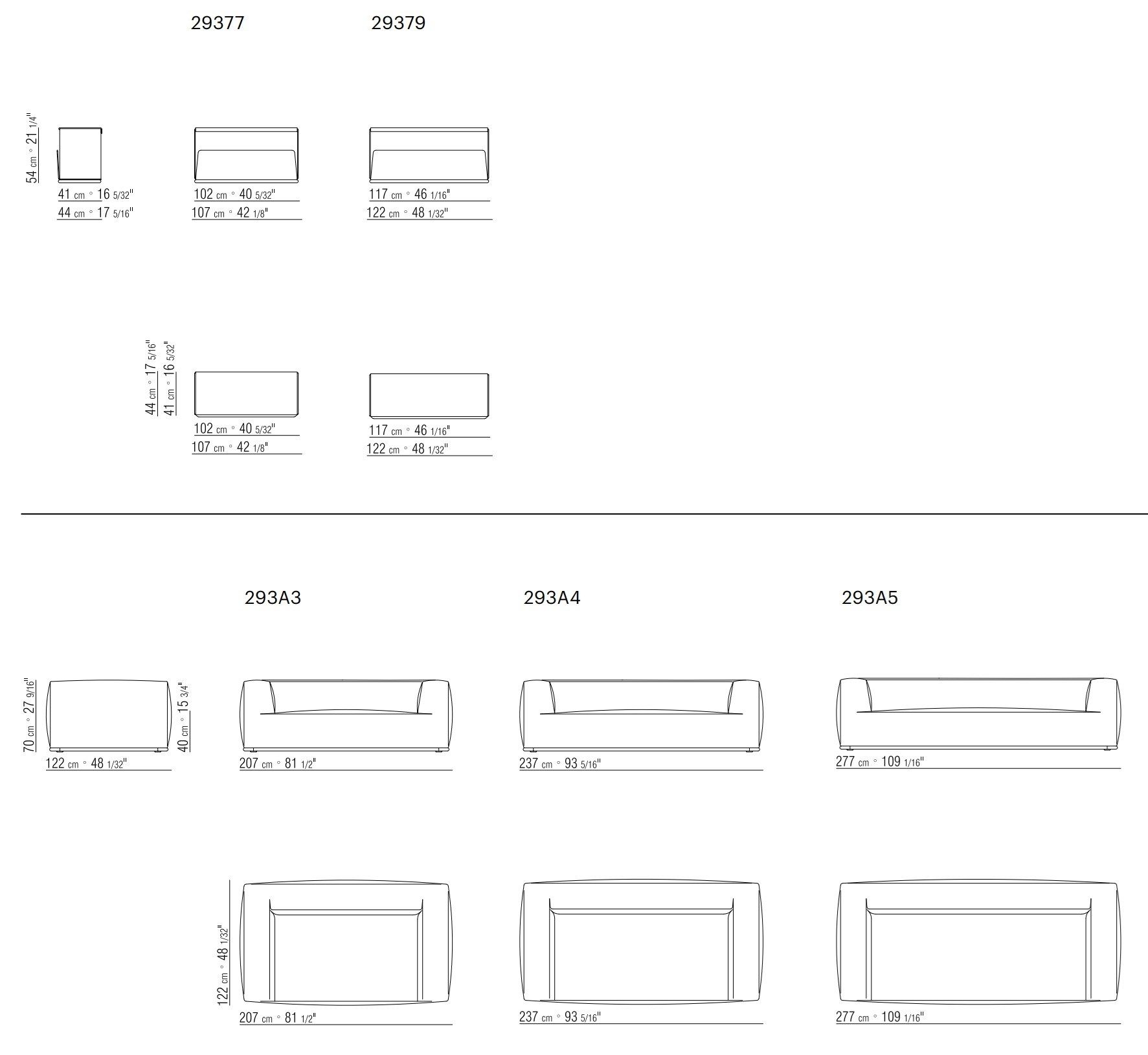Тканевый диван с журнальной стойкой Flexform Perry ARCH-00141261 - Вид №18