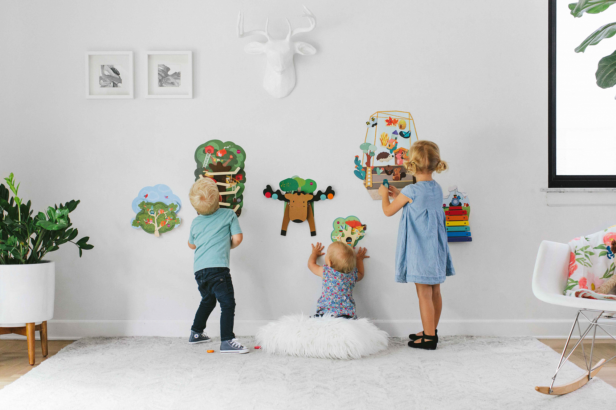 Развивающая игрушка на стену Vertiplay "Приключение на вершине дерева" ORIBEL  322595 Зеленый Santreyd  - Вид №6