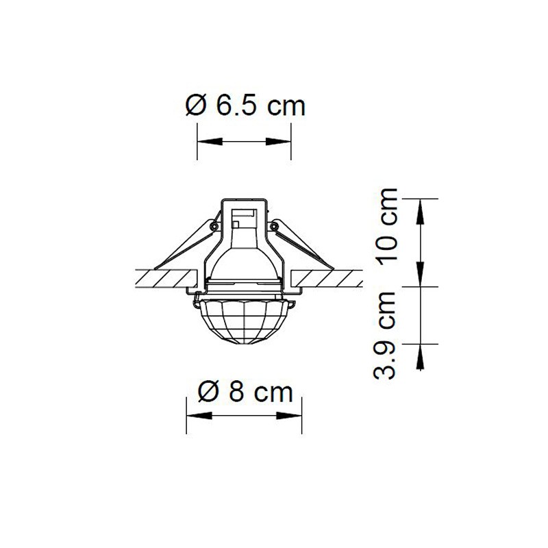 Swarovski A.8992 NR 040 010 AB"Z" встраиваемый потолочный Vega 55167 - Вид №1