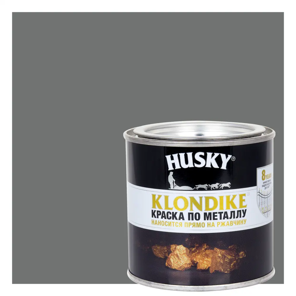 Краска Husky Klondike для металла с защитой от ржавчины 0.25 л 84391766 STLM-0049016