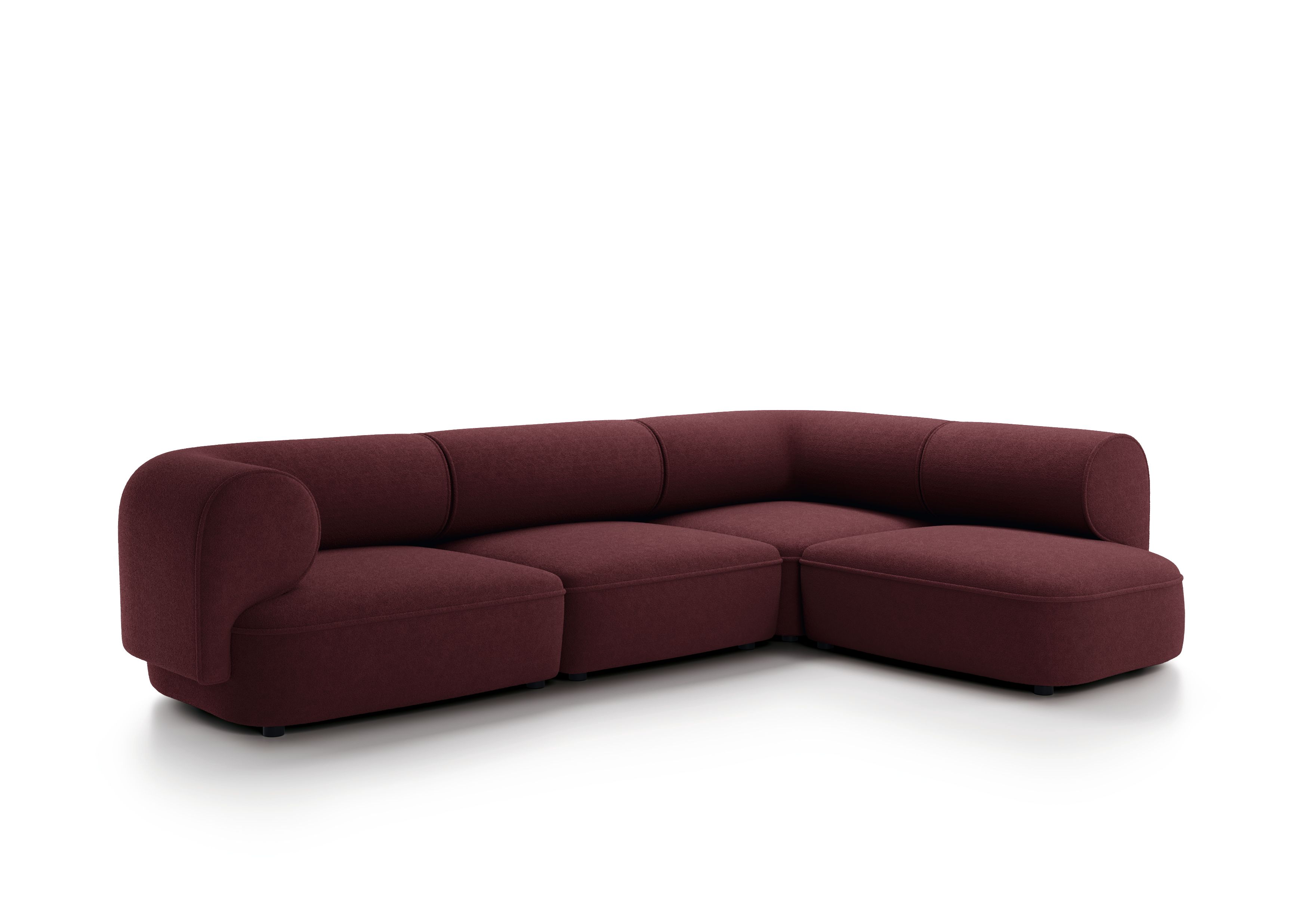 Угловой диван из ткани Natuzzi Italia MELODY ARCH-00026251 - Вид №1