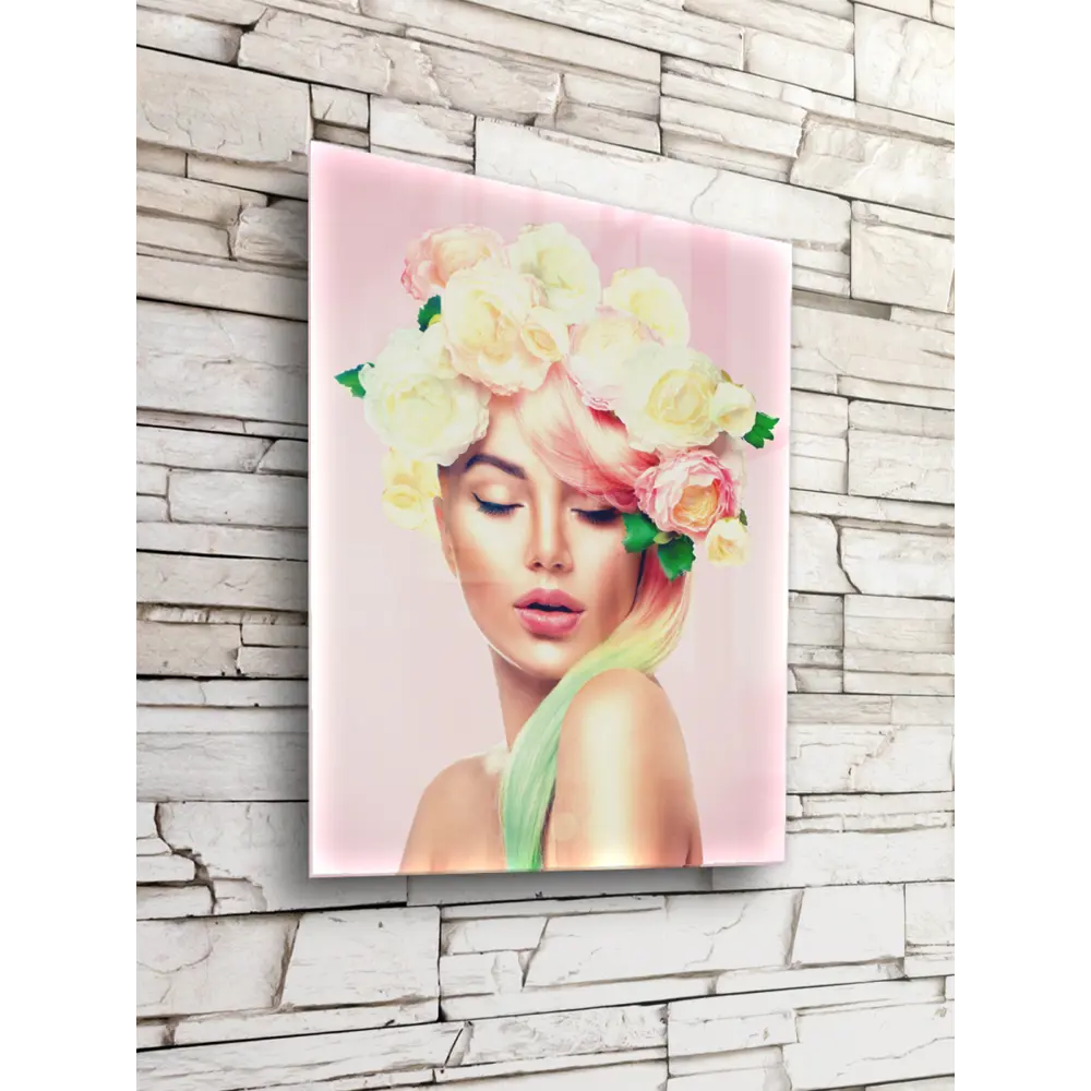 Картина на стекле Девушка весна 40x50 см POSTERMARKET STLM-2050574 - Вид №3