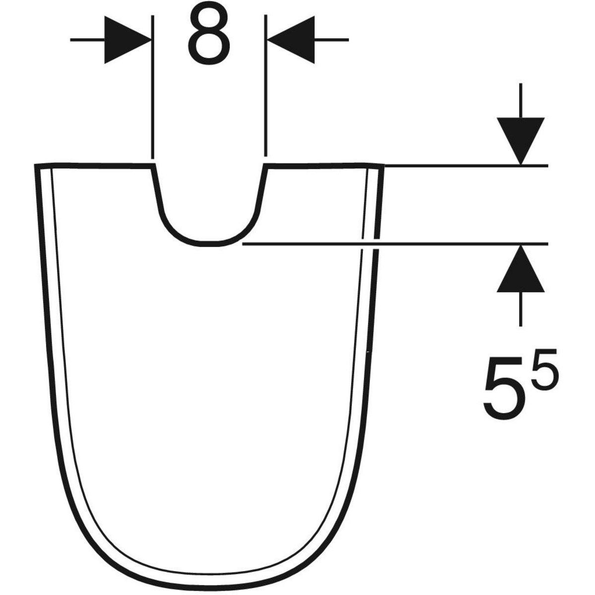 Стойка для умывальника Geberit SMYLE ARCH-00037466 - Вид №4