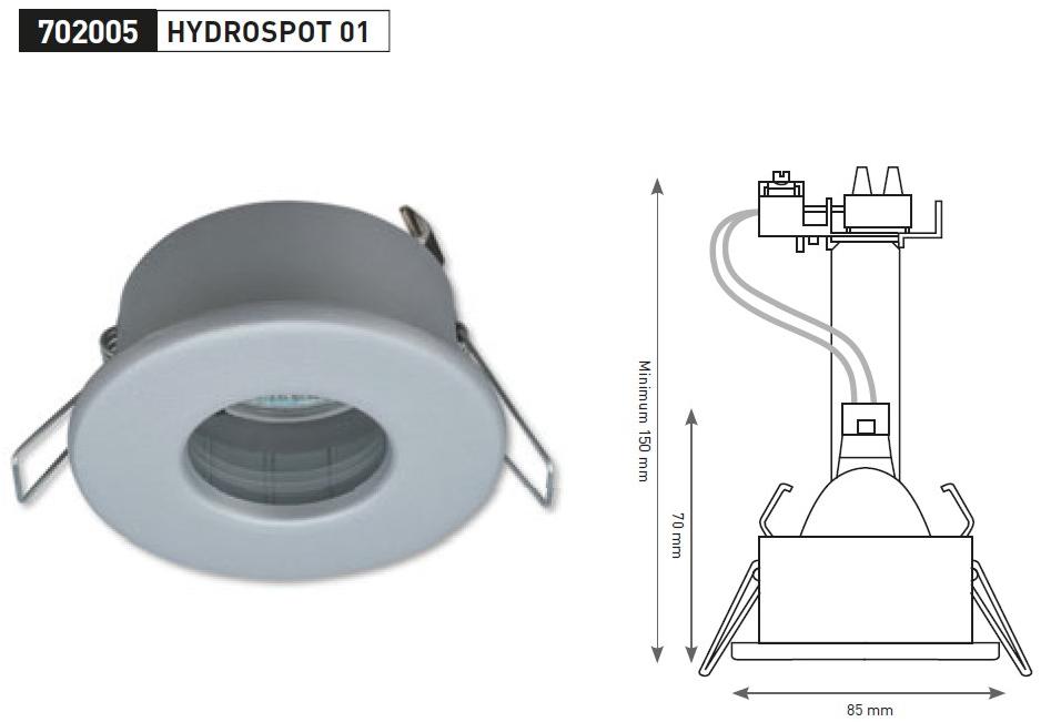 PUK Точечный светильник из литого под давлением алюминия sun-id-1356138 - Вид №2