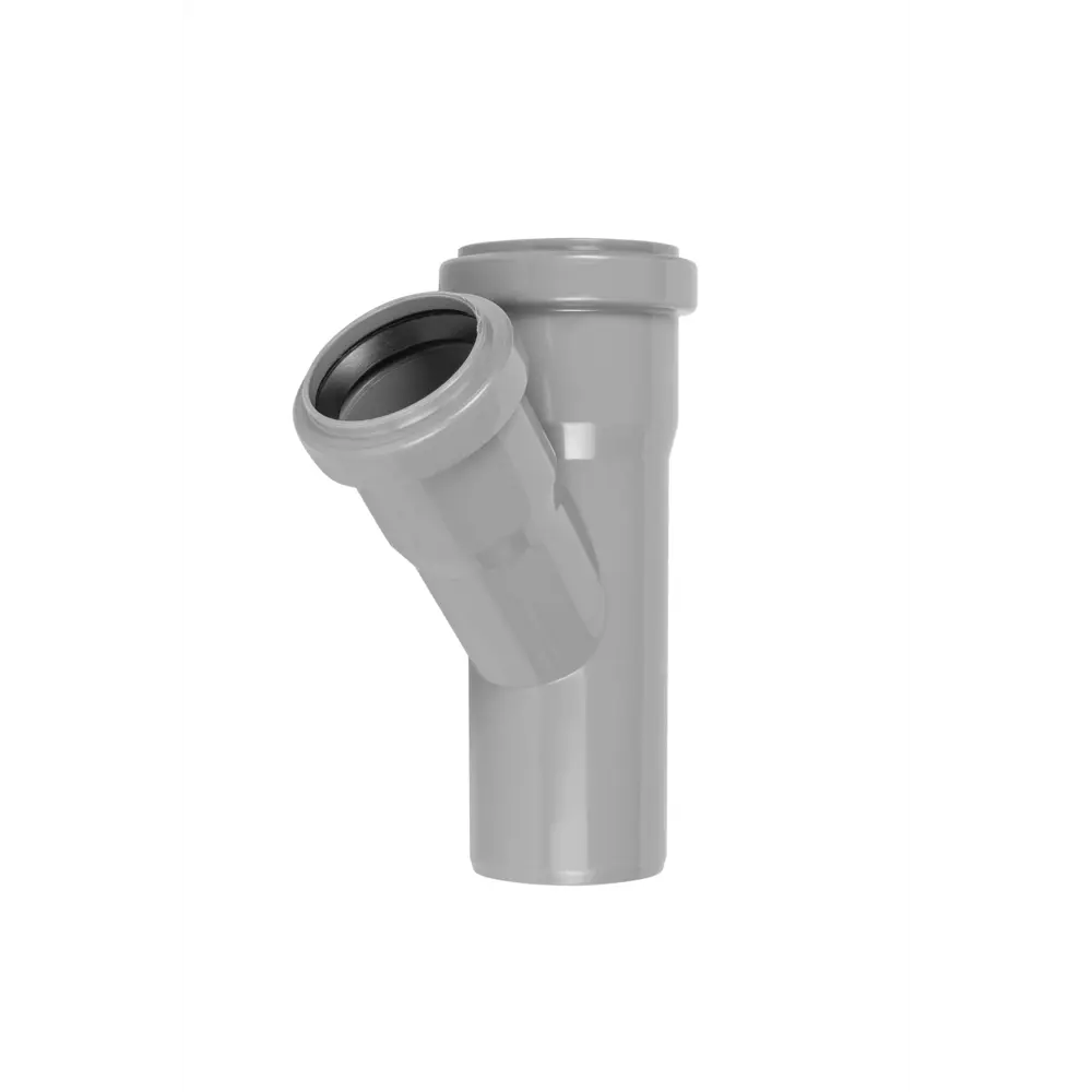 Тройник Pro Aqua 50x40x50/45° полипропилен STLM-2035705 - Вид №2