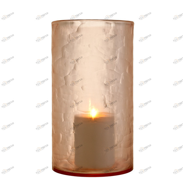 Подсвечник стеклянный бежевый Fontana L от Eichholtz EICHHOLTZ EICHHOLTZ 060287 Бежевый 