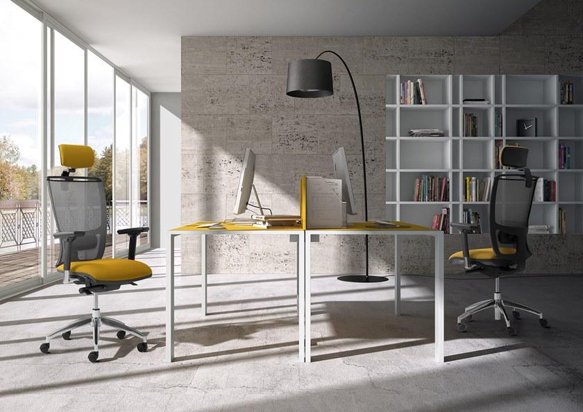 Leyform Поворотный офисный стул из ткани с подлокотниками Cometa sun-id-1486304 - Вид №13