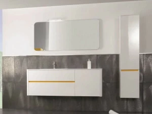 Mobiltesino Тумба под умывальник с дверцами с ящиками Qubo