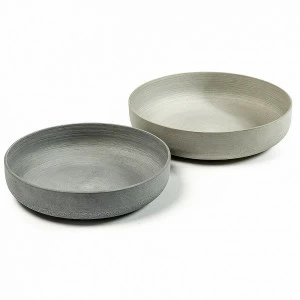 Чаша из цемента серая Stefy от La Forma, 2 штуки LA FORMA STEFY 342762 Серый