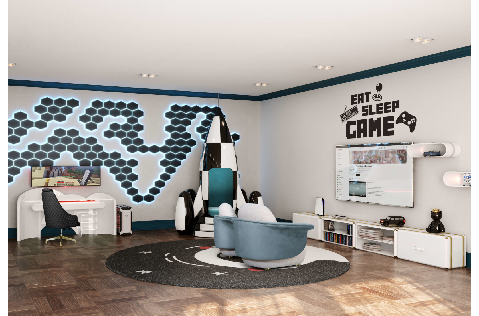 CIST34 Детские ковры Астроман Circu  - Вид №3