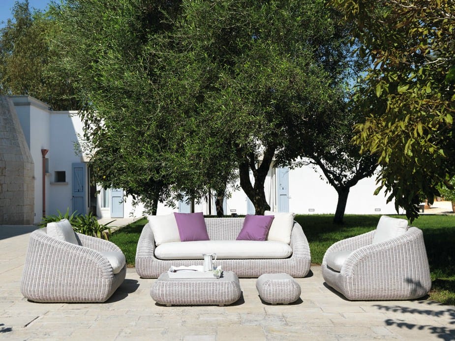 3-местный садовый диван Ethimo EtWick® Phorma ARCH-00051413 - Вид №3