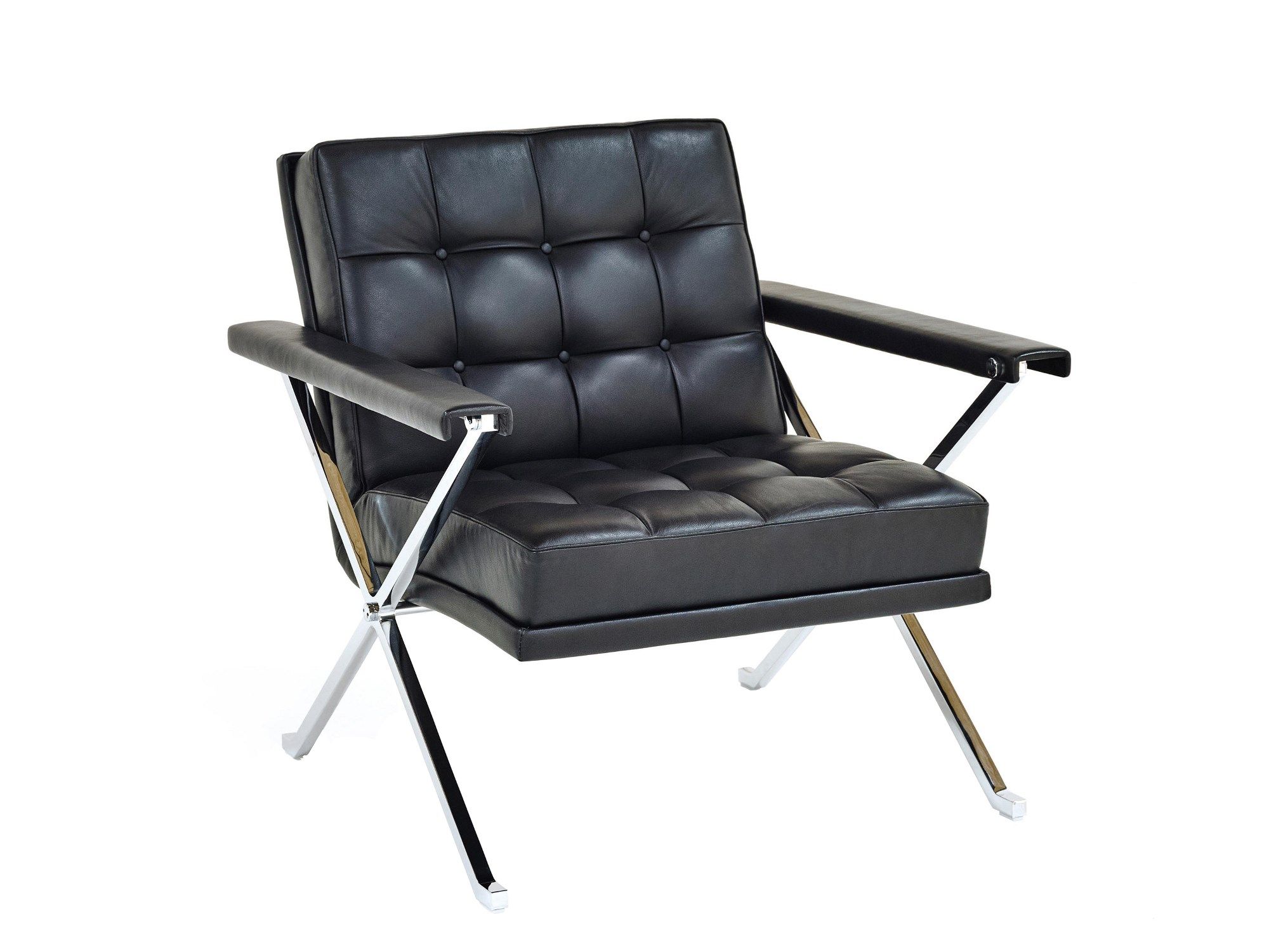 Кожаное кресло capitonné с подлокотниками Wittmann Constanze 3/4 ARCH-00036383 - Вид №1