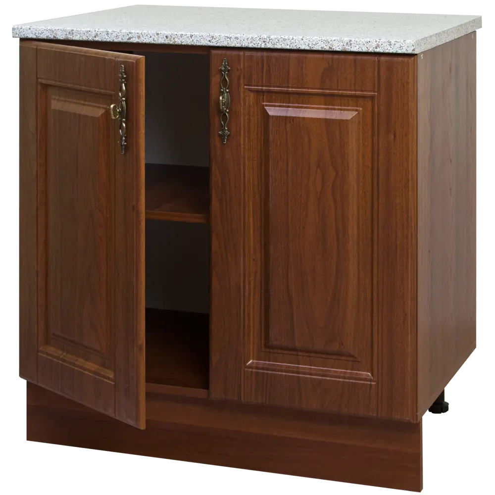 Шкаф напольный Delinia Орех Аква 80x86х60 см МДФ цвет коричневый Santreyd STLM-2135061 - Вид №1