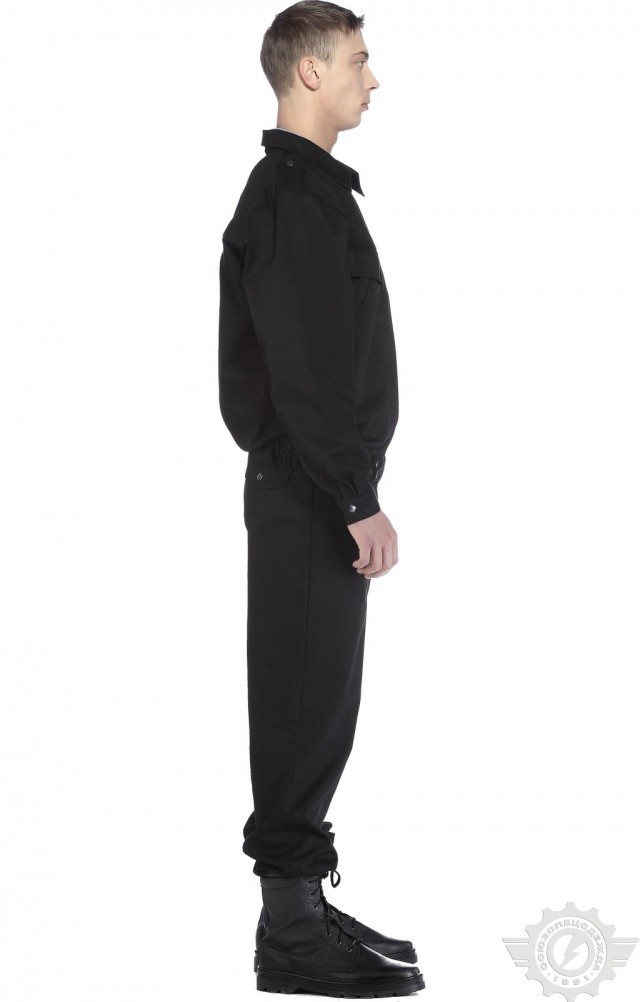 61513 Костюм "Страйк" летний черный  Одежда для охранных структур  размер 44-46/158-164 Спецодежда  - Вид №8
