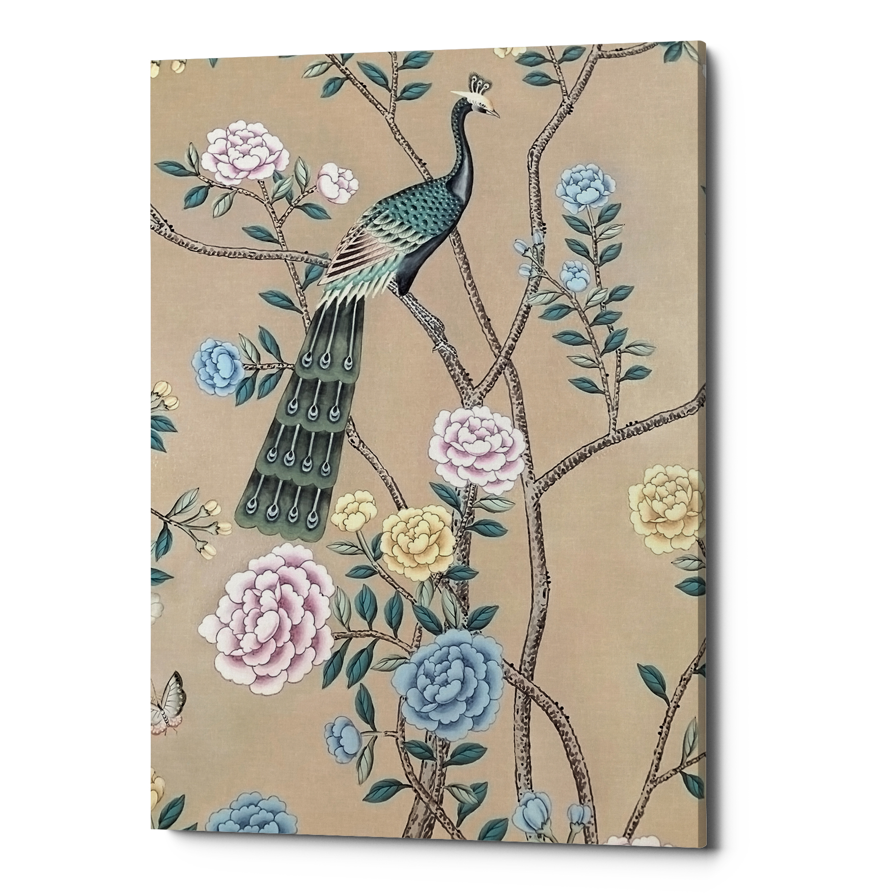 21060728 Картина «Императорский павлин», версия 5 (холст, галерейная натяжка) Object Desire 