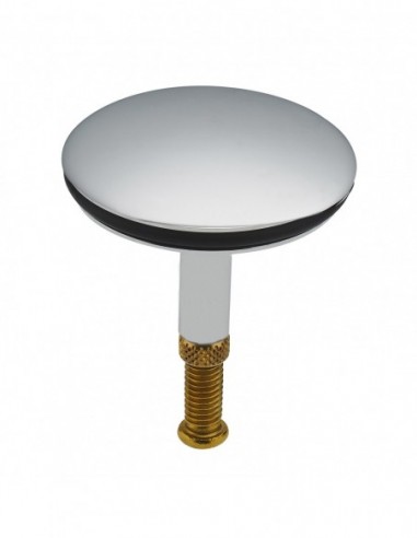 043200 000 01  Обратный клапан для слива ванны, Д. 43 мм, латунь Valentin Хром  - Вид №1