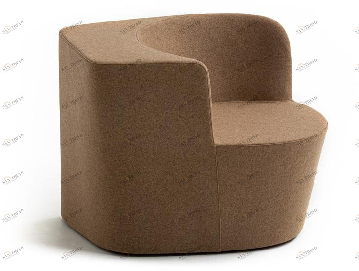 Moroso Кресло из войлока с подлокотниками Taba sun-id-1348432