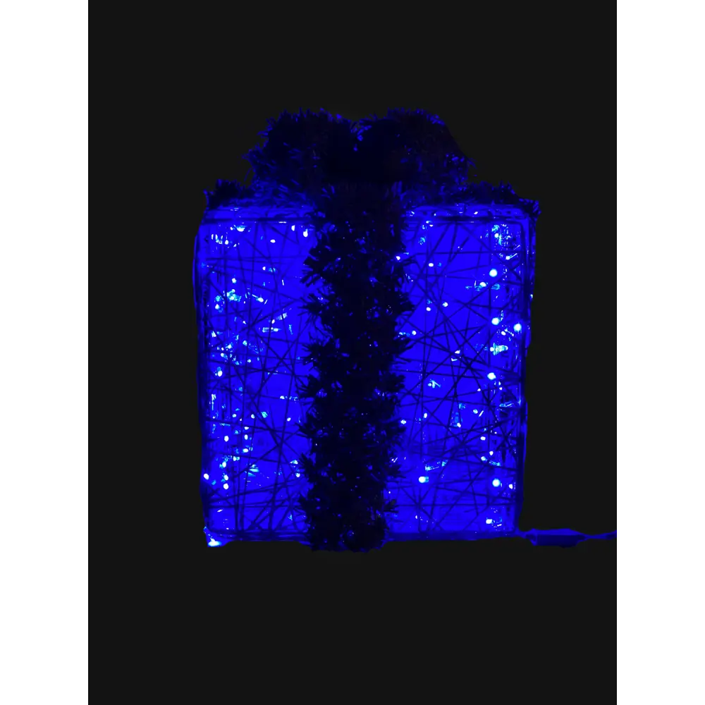 Электрическая светящиеся фигура Подарок 100 LED 40x40x40 см теплый белый свет 86164009 STLM-2037776 AJURIO  - Вид №7