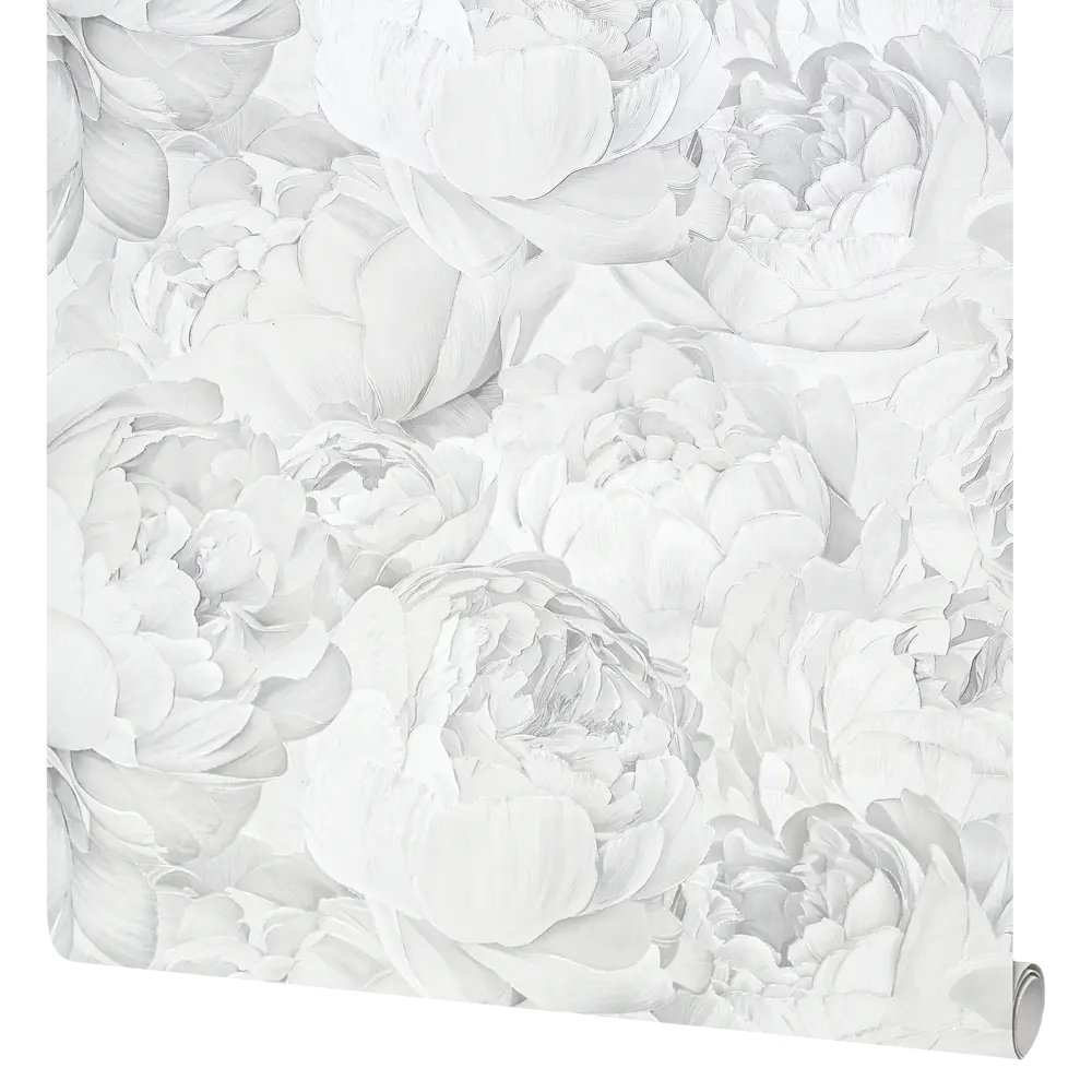 Обои флизелиновые Victoria Stenova Peony серые 1.06 м VS585330 STLM-2061633 - Вид №1