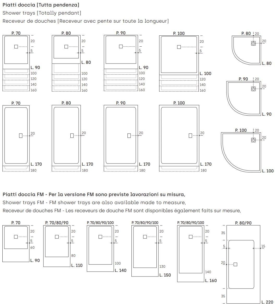 Индивидуальный поддон для душа DISENIA этаж ARCH-00121248