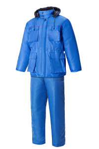 5033532 Костюм ЭКСПЕРТ-К НЬЮ утепленный ткань Оксфорд василек  Зимняя спецодежда  размер 52-54/182-188