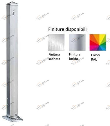 Lazzari Нержавеющая сталь после блокиратора с опорной плитой Saturno Ds006